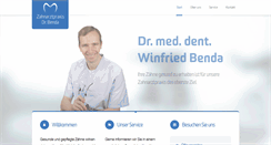 Desktop Screenshot of dr-benda.de